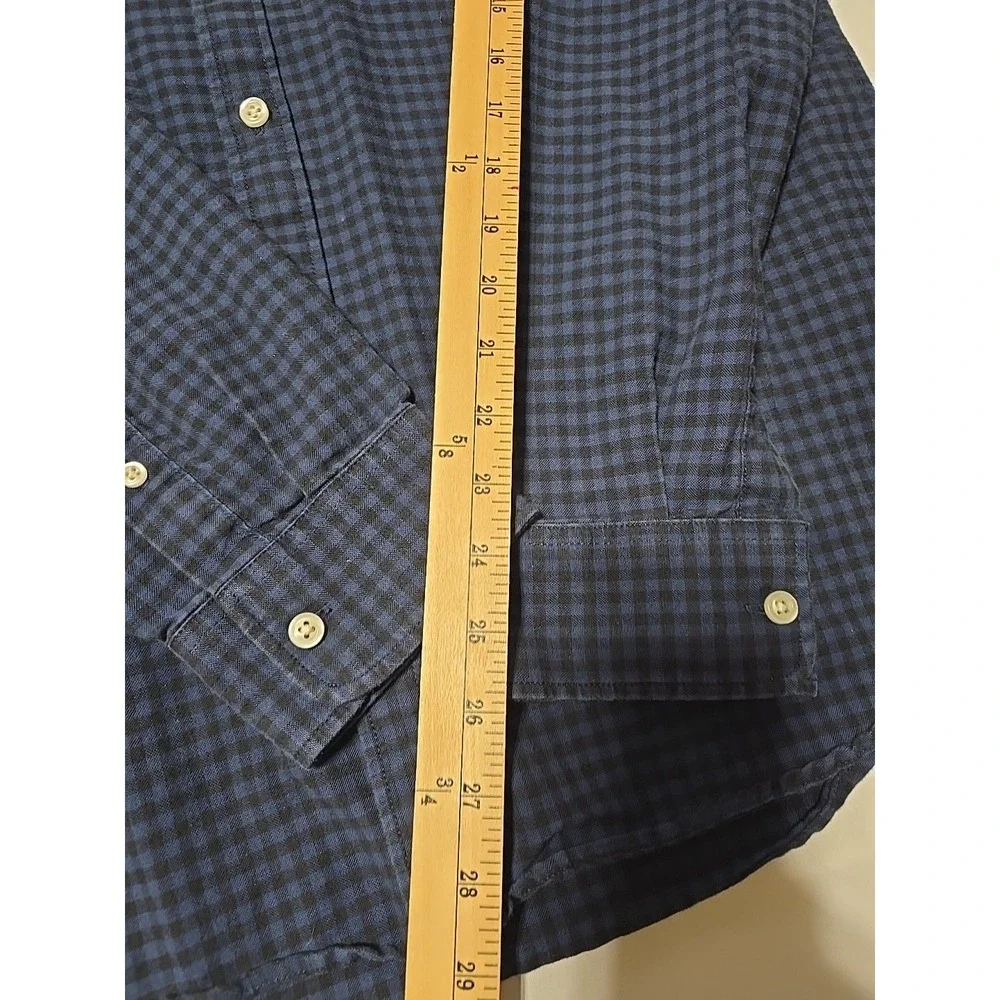 Gap Men's Large Button-Down Long Sleeve Casual Flannel grunge Plaid‎